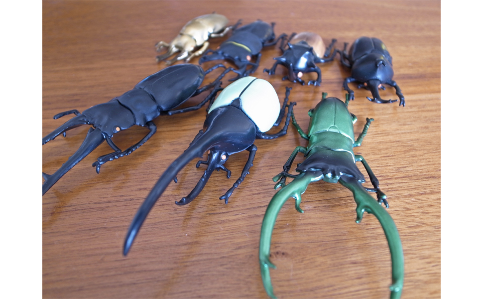 Amazon.co.jp: 世界のカブトムシ・クワガタムシ リアルフィギュア図鑑