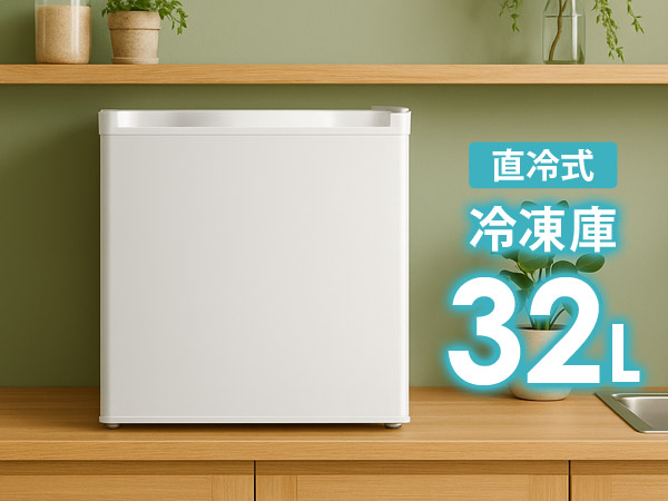 Amazon.co.jp: SunRuck 冷凍庫 小型 32L ホワイト 直冷式 ミニ