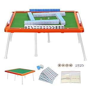 Amazon | heizi 麻雀セット 麻雀卓 折りたたみ コンパクト 持ち運び 脚