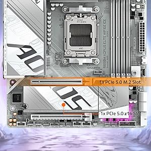 Amazon.com: GIGABYTE B850M AORUS Elite WIFI6E ICE AMD AM5 mATX