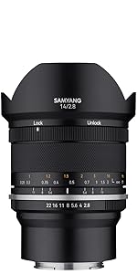 Amazon | SAMYANG 単焦点広角レンズ 12mm F2.0 ブラック フジフイルム