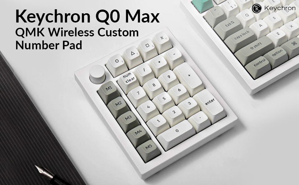Amazon | 【国内正規品】Keychron Q0 Max QMKカスタム・テンキー、2.4