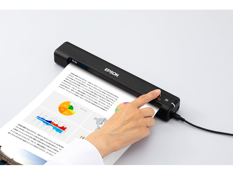 Amazon | エプソン スキャナー ES-50 (モバイル/A4/USB対応/ブラック