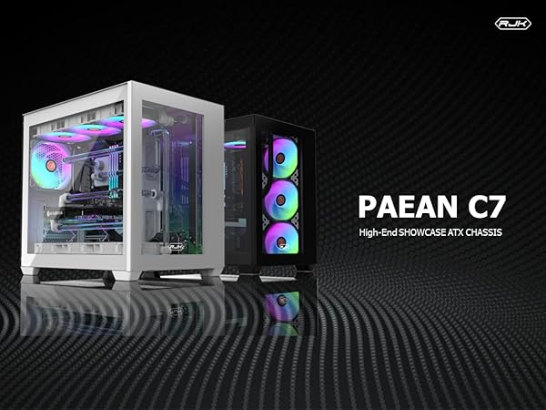 Amazon.co.jp: RAIJINTEK ライジンテック PCケース PAEAN C7 WHITE ATX