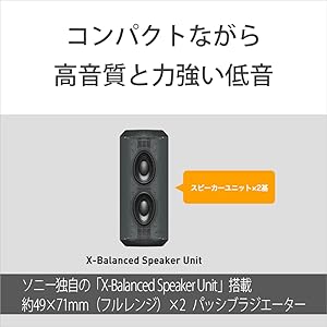 Amazon.co.jp: ソニー ワイヤレススピーカー SRS-XE300 :防水 IP67