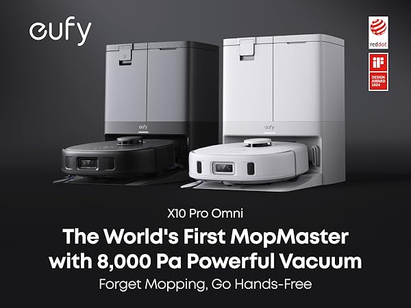 Amazon.com: eufy X10 Pro Omni Robot Vacuum White + Hard Floor