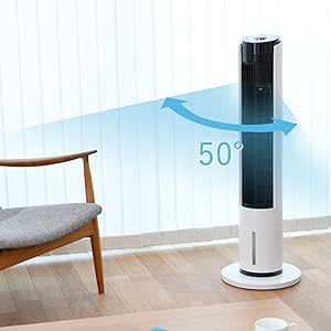 Amazon | [山善] 冷風扇 冷風扇風機 冷風機 スリム 左右自動首振り