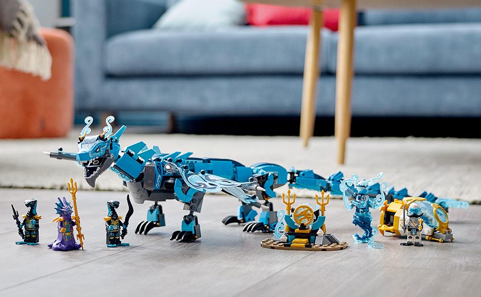 Amazon.com: LEGO NINJAGO Water Dragon Toy, 71754 Building Set with