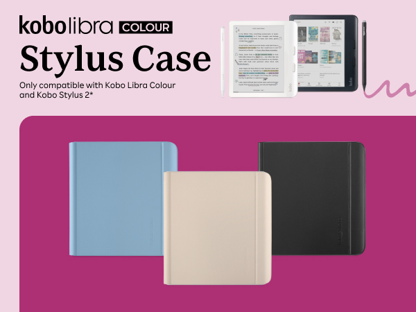 Amazon.com: Kobo Libra Colour SleepCover Case | Black Notebook