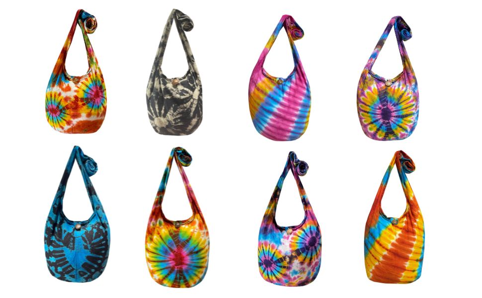 Amazon.com: Tie Dye Crossbody Bag – Hippie Hobo Shoulder Purse