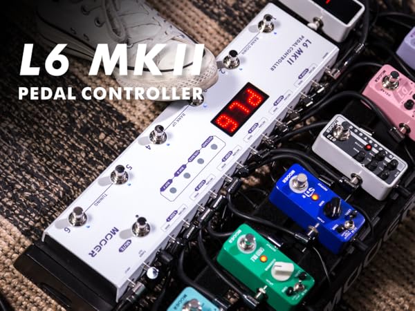 Amazon.com: MOOER L6 MKII Guitar Multi Effects Pedalboard Pedal