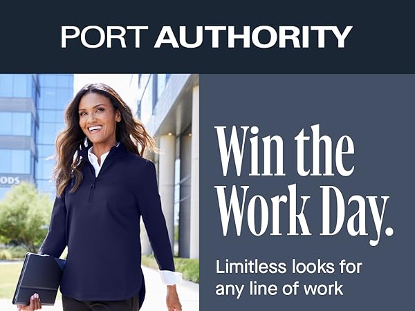 Port Authority Ladies Silk Touch Performance 1/4-Zip at Amazon