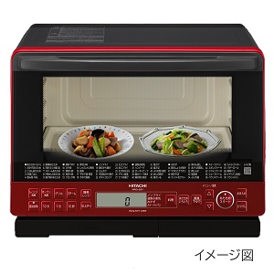 Amazon.co.jp: HITACHI MRO-S8Y R Healthy Chef Oven Range, 1.1 cu ft