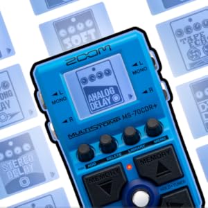 Amazon.com: Zoom MS-70CDR+ MultiStomp Guitar Effects Pedal with