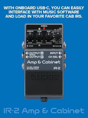 Amazon.com: BOSS IR-2 Amp & Cabinet | Premium Amp Emulator