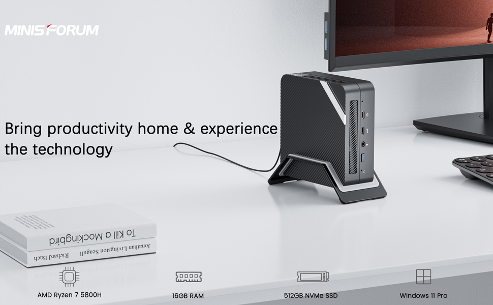 Amazon.com: MINISFORUM DeskMini UM580 Mini PC AMD Ryzen 7 5800H