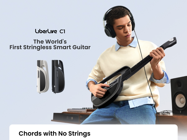 Amazon.com: LiberLive C1 Stringless Smart Guitar, Foldable Travel