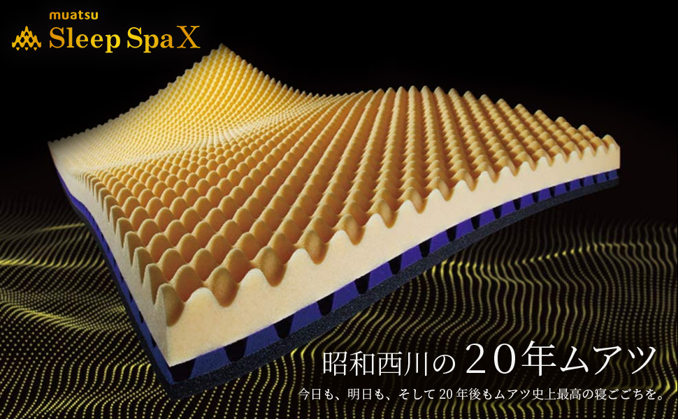 Amazon｜昭和西川 ムアツ X マットレス 敷布団 セミダブル 三つ折り 厚