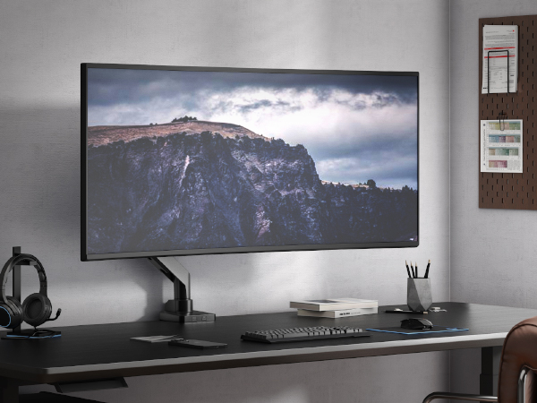 Amazon.co.jp: ACCURTEK モニターアーム 49インチまで対応 耐荷重20kg