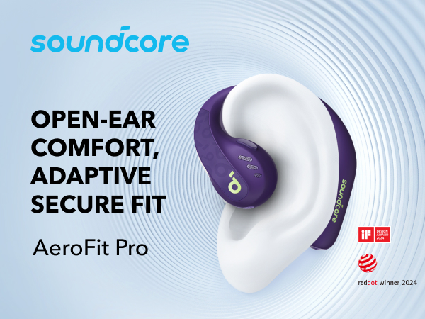 Amazon.com: Soundcore by Anker AeroFit Pro Open-Ear Headphones