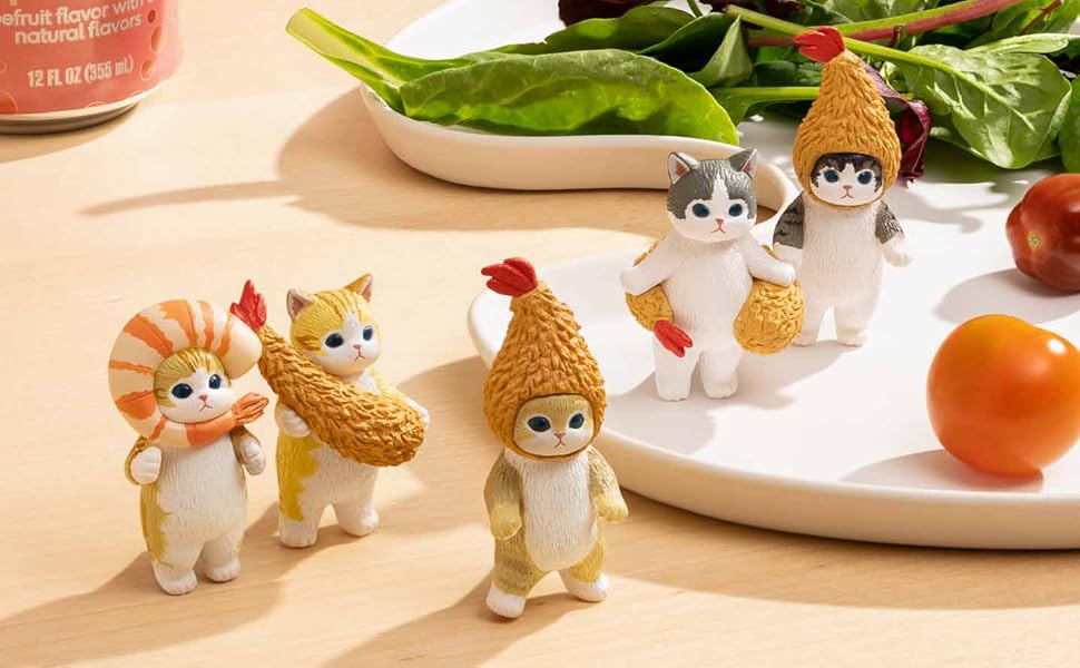 Amazon.com: Kitan Club Mofusand Fried Shrimp Cat Blind Box - 1 of