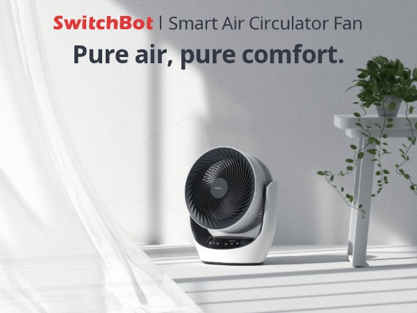 Amazon.com: SwitchBot Smart Desk Fan for Bedroom, 22dB Ultra Quiet