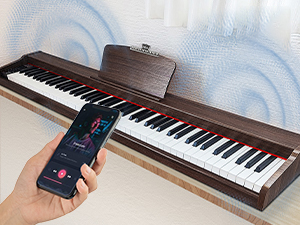 Amazon | 【木製電子ピアノ】Longeye ロンアイ 電子ピアノ 88鍵盤