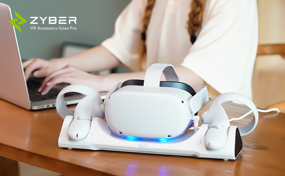 Amazon | ZYBER 充電ドック Oculus Quest 2用の充電スタンド