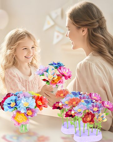 Amazon.com: PERRYHOME Fabric Flower Bouquets Toys, 300+ Pcs