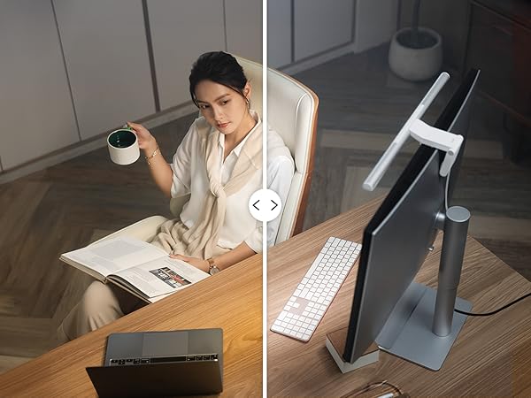 Amazon.com: BenQ ScreenBar Pro LED Monitor Light Bar (Silver