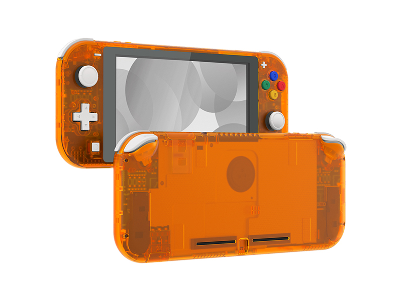 Amazon.com: eXtremeRate Clear Orange DIY Replacement Shell for
