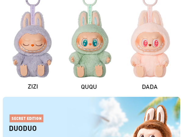 Amazon.com: POP MART The Monsters - Have a Seat Vinyl Plush Blind