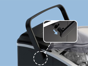 Amazon.co.jp: ecozy 製氷機 家庭用 高速製氷機 最速6分 自動洗浄機能