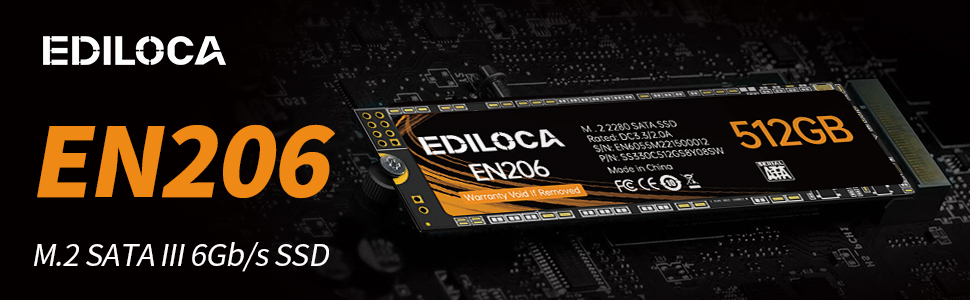 Amazon.com: Ediloca EN206 256GB 3D NAND TLC M.2 SSD, M.2 2280 SATA