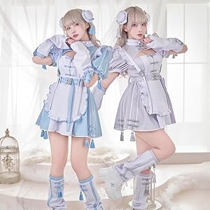 Amazon.co.jp: [Malymoon] コスプレ 天使界隈 チャイナ メイド