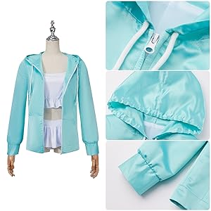 Amazon.co.jp: [AwwwCos] 小鳥遊ホシノ 水着 水着 水色 長袖 日焼け