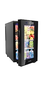 Amazon | Shelddi 小型冷蔵庫 23L 静音 おしゃれ 省エネ ミニ電子