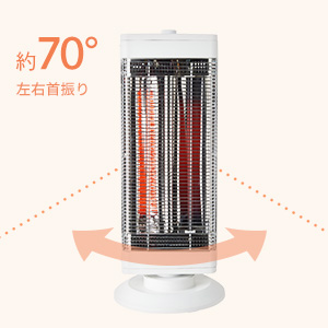 Amazon | ユアサプライムス ハイブリッドヒーター 1000W YKT-CS1000E(W