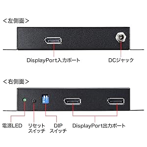 Amazon.co.jp: サンワサプライ 4K対応DisplayPort分配器(2分配) VGA