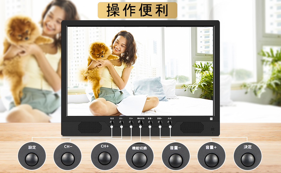 Amazon | [2024新登場]ポータブルテレビ テレビ小型 14.1インチ 大画面