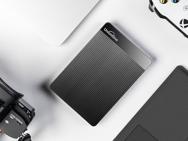 Amazon | UnionSine 500GB 外付け ハードディスク超薄型外付けHDD