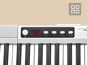 Amazon | Donner 電子ピアノ 88鍵盤 キーボード MIDI対応 充電式 10