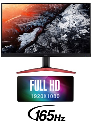 Amazon.com: acer KG251Q Jbmidpx 24.5” Full HD (1920 x 1080) Gaming