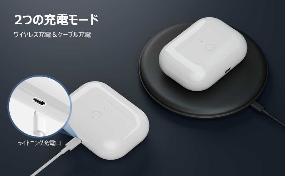Amazon | Podick 充電ケース、Airpods Pro第1世代&第2世代との互換性