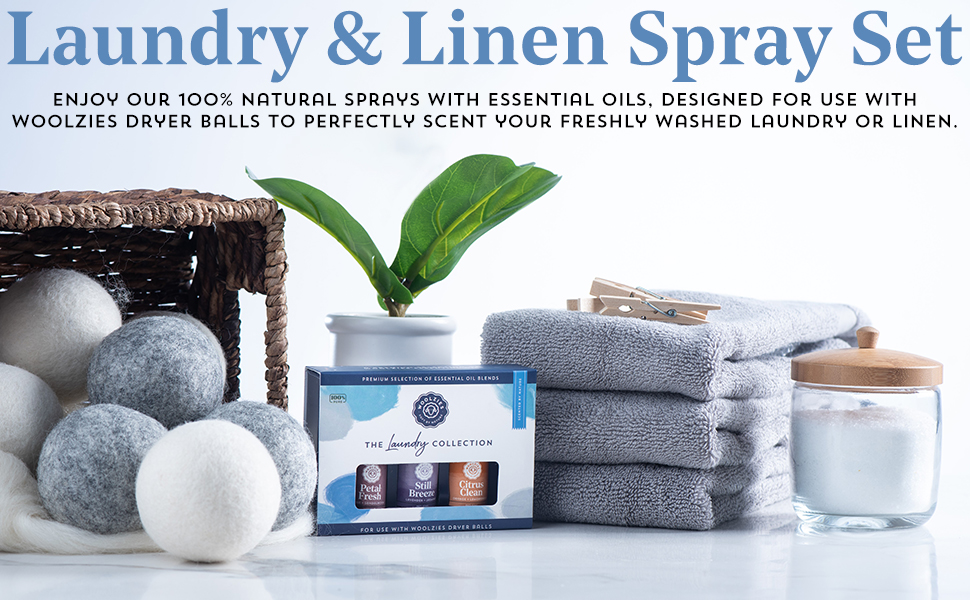 Amazon.com: Woolzies Laundry Collection Essential Oil Set | 100