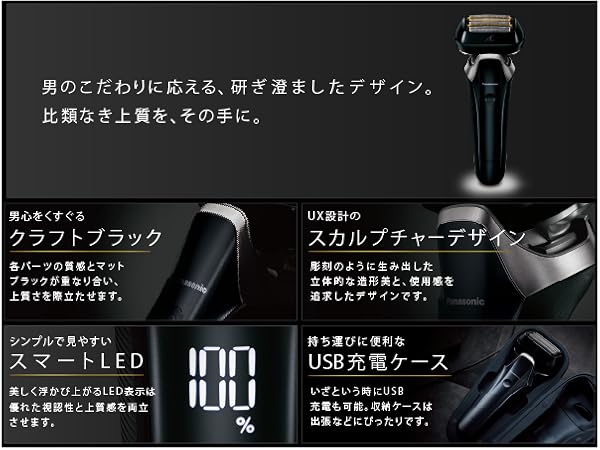Amazon.co.jp: Panasonic Lamdash PRO Men's Shaver 6-Blade Craft