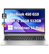 Amazon.com: HP ProBook 450 G10 Business Laptop (15.6