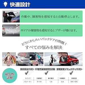 Amazon.co.jp: 電動パワーバックドア キット TOYOTA トヨタ ノア