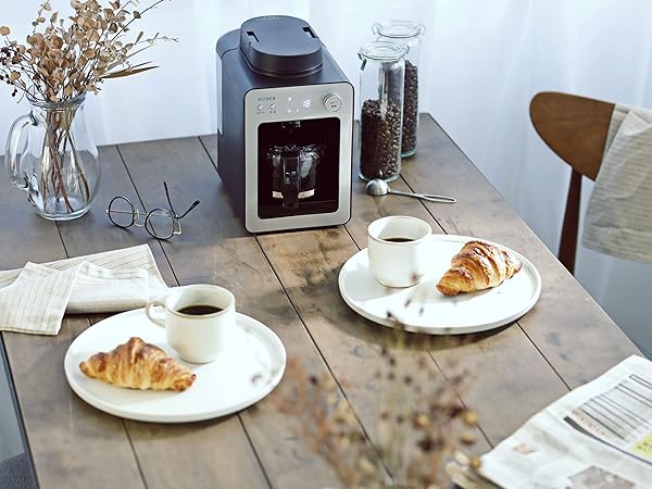 Amazon | シロカ 全自動コーヒーメーカー カフェばこ ステンレス