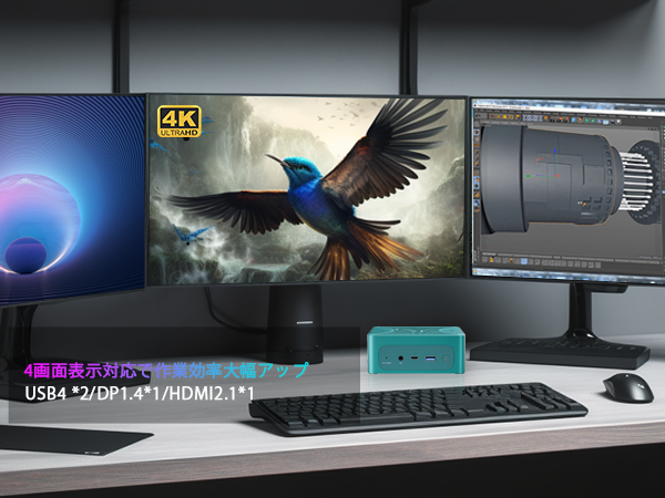 Amazon.co.jp: Beelink ミニ PC SER7シリーズ、AMD Ryzen 7 7840HS